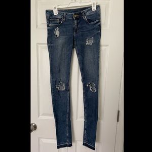 H&M distressed jeans